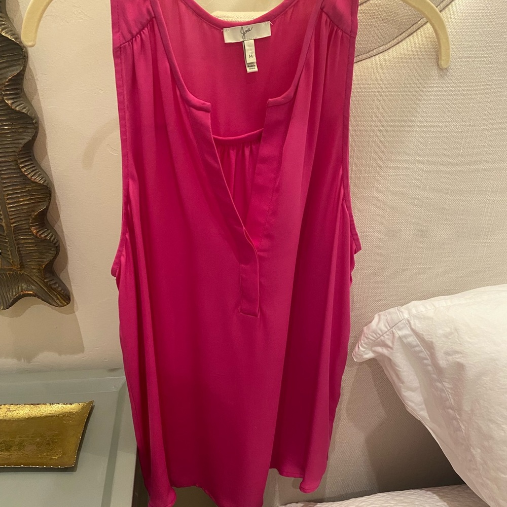 Joie size Medium Pink Tank Blouse